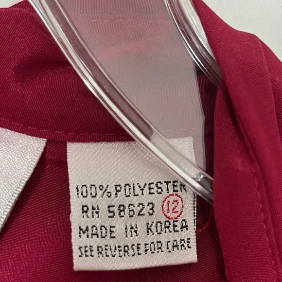 Vintage Yves St. Clair Red Blouse - Picture 7 of 15